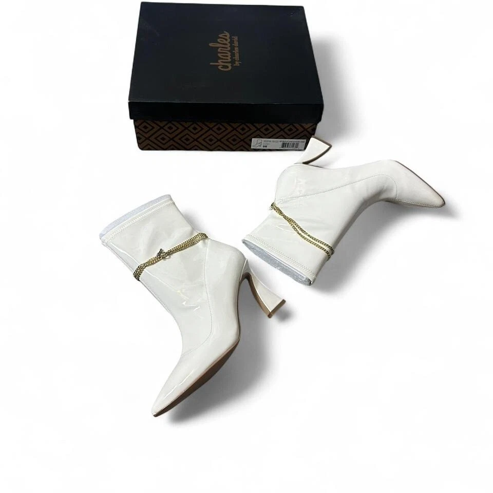 Bota com biqueira pontiaguda com corrente - Imagem 4 de 4