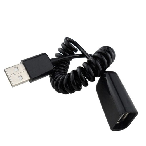 Spring Loaded USB2.0 Male to Female Extender Cord For Charging Data Transmission - 第 10/10 張圖片