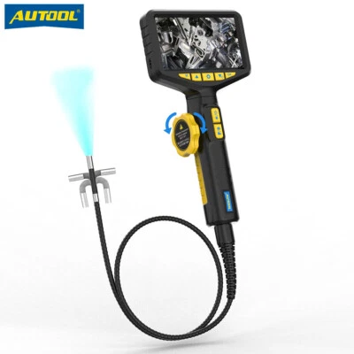 AUTOOL Car Industrial Endoscope Inspection Camera 5.5mm 1080HD 4.3" LCD Borescope IP67