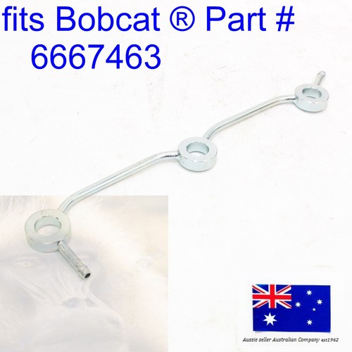fits Bobcat Overflow Return Fuel Pipe 6667463 E32 E32i E34 E35 E35Z E35i E37 - Foto 6 di 16
