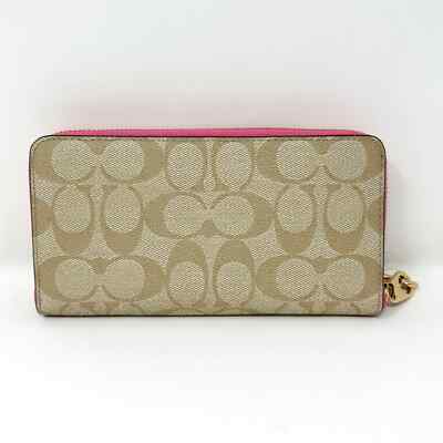 【Heart♡&PEACE✌︎】 COACH グラデーションピンク 長財布 Heart♡&PEACE✌︎】 COACH グラデーションピンク 長財布 コーチ COACH