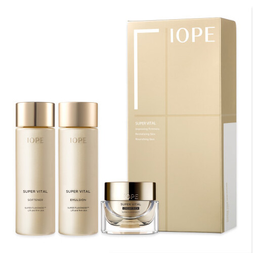 IOPE Super Vital Softener, Emulsion and Cream Set (3 kinds