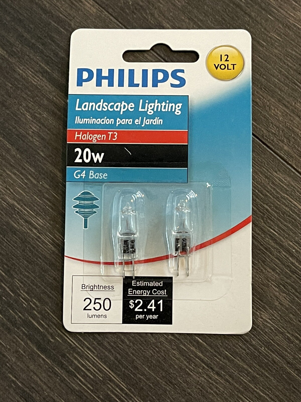 inhalen stil muur Philips 20w 12 Volt T3 G4 Halogen Light Bulb Landscape Lighting 2 pack |  eBay