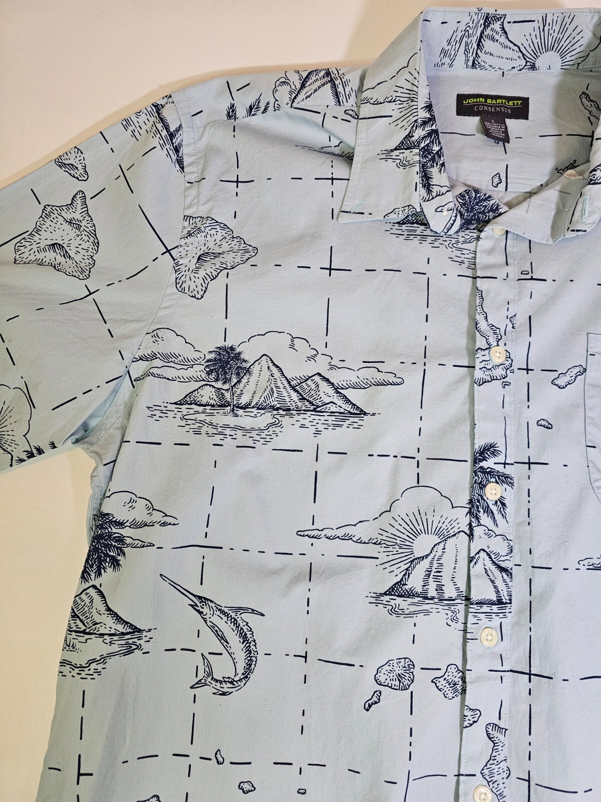 John Bartlett Consensus Men's Button-Down Shirt S… - image 3