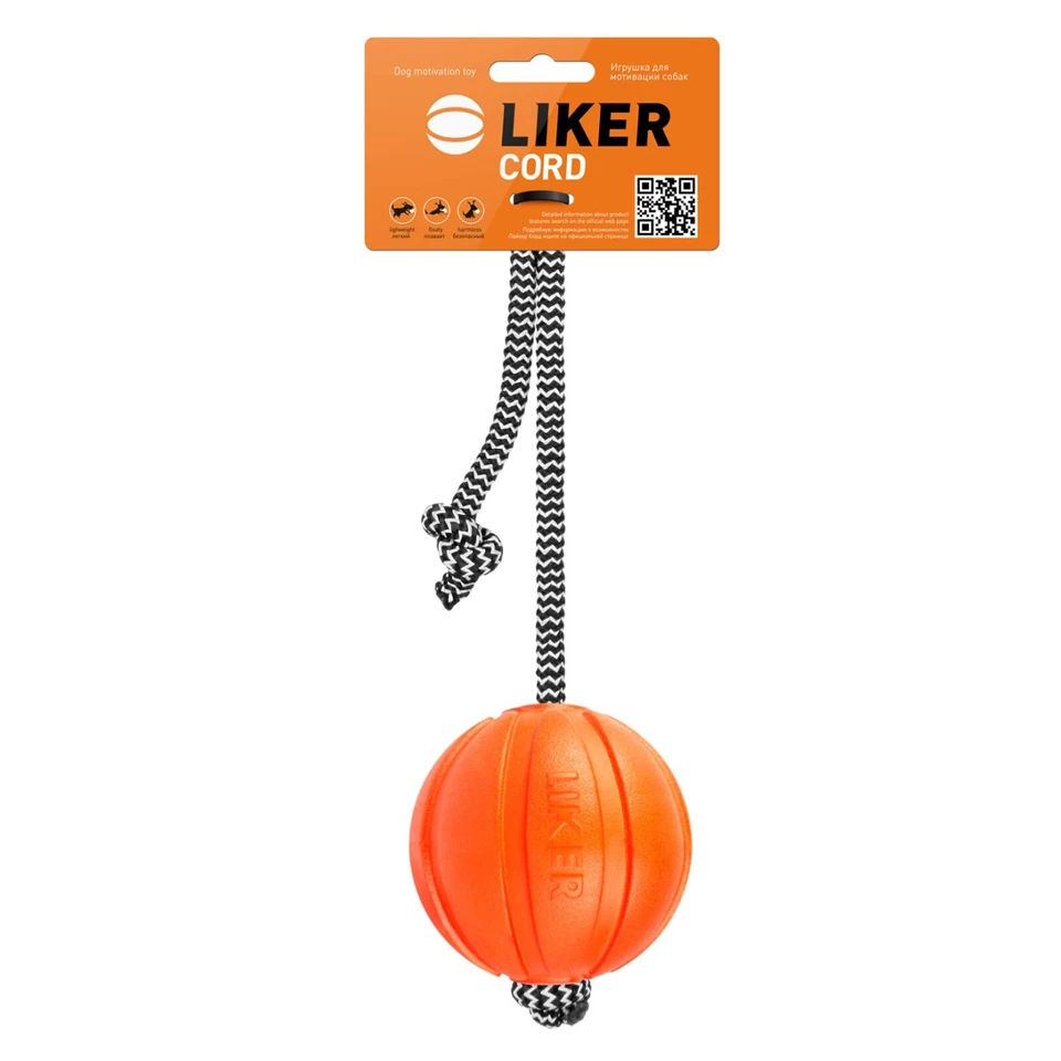 LIKER Cordón 5 cm/2 pulgadas Perro Entrenamiento Activo Pelota Juguete Polímero Espumado No Tóxico Foto 3 de 4