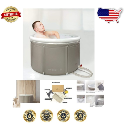 Portable Inflatable Bathtub for Athletes - 70 Gallon Japanese Soaking Spa