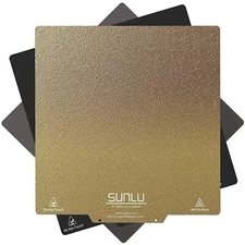 SUNLU PEI Magnetic Build Plate, 9.25x9.25inchs (235x235mm), 2*PEI+1*Base Sticker