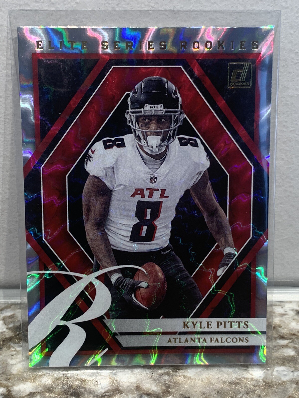 2021 Donruss Kyle Pitts Elite Series Rookies RC No. ESR-KPI Atlanta Falcons