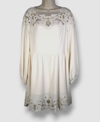 Avra Mini Dress Ivory / 6 Avra Mini Dress Ivory / 6