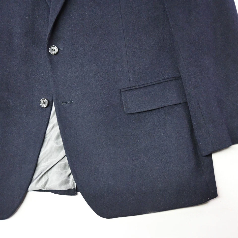 Chaps Ralph Lauren 48L Wool Silk Cashmere Flannel Mens Blazer Sport Coat Jacket - Image 3 of 4