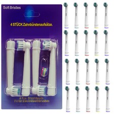 Spazzole ad innesto adatte per testine Oral-B Precision Clean - 20 accessori