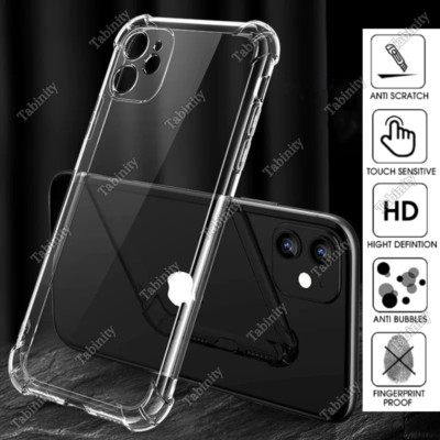 Clear Shockproof Phone Case Protector For iPhone 16 15 14 13 12 11 XR 8 7 6 Lot