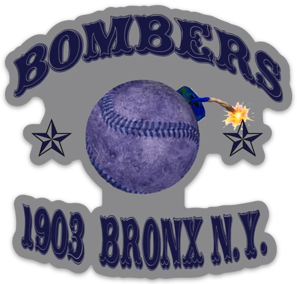 Bomb Logo Baseball