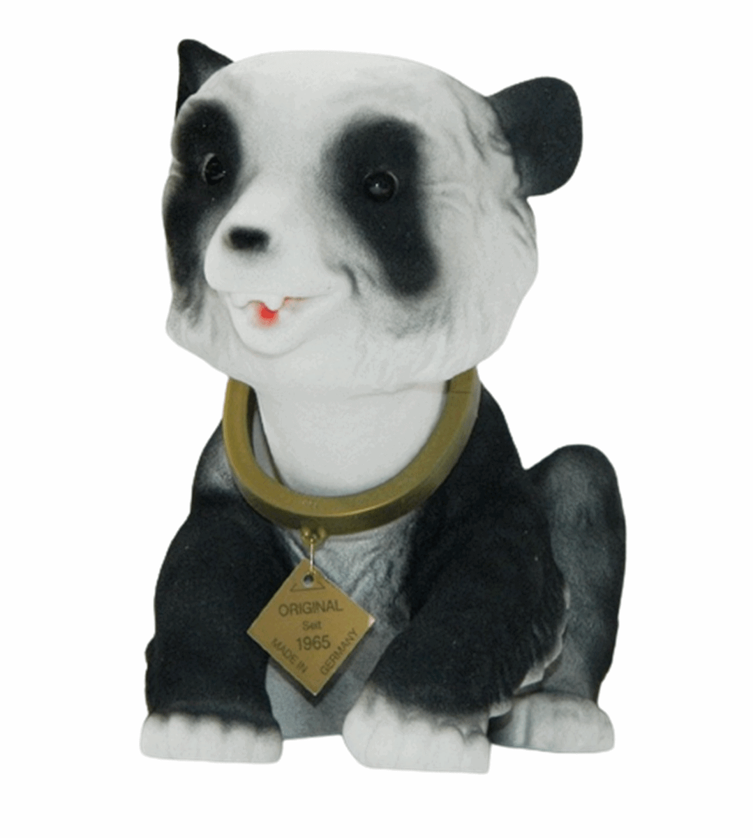 RAKSO Wackelfigur Katze Weiß, Liegend, 19 Cm Hoch – Mit Wackelndem Kopf, Dekofigur Für Auto, Regal Oder Sammlung