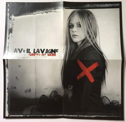Avril Lavigne Under My Skin JAPAN CD with OBI STICKER POSTER 2BT BVCA24020 - Picture 4 of 6