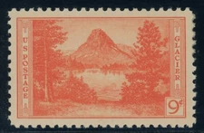 US Stamp #748 Glacier Park 9c - PSE Cert - XF-SUP 95J - MPH - SMQ $65.00
