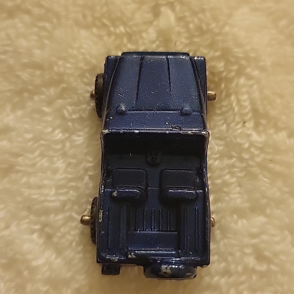 Jeep vintage Midgetoy azul juguete diecast metal Jeep Foto 3 de 4
