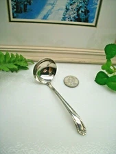 National Silver  E.P.N.S.    SHIRLEY    Silverplate  Cream Miniature Ladle