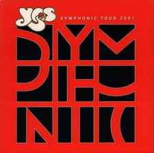 YES 2001 SYMPHONIC TOUR CONCERT PROGRAM BOOK BOOKLET / JON ANDERSON / NMT 2 MNT