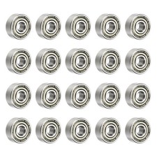20 Pcs 623ZZ Deep Groove Ball Bearings, 3x10x4mm Double Shield Bearing