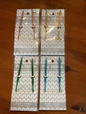 New Pro Stitch Aluminum 32” Circular Knitting Needles Lot Of 4 US Size 7,8,9,10