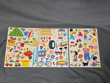 Mrs Grossman Sticker Pack 3 Sheets 1993 Vintage Children Creative Memories Read