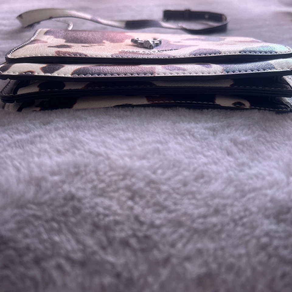 Rose & Leather Animal Print Purse - Image 4 of 4