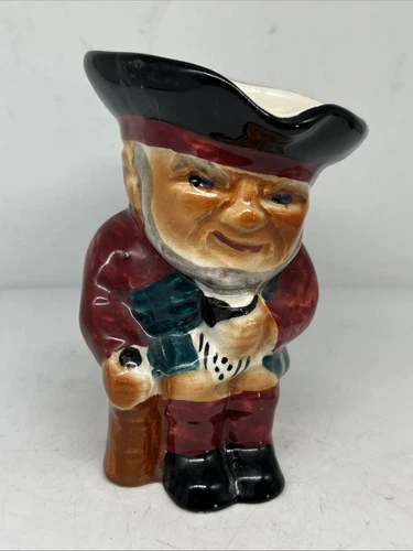 Staffordshire Shorter & Son Chelsea Scottie Toby Jug England 4 1/2” Hand Painted