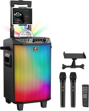 Wireless Karaoke Machine for Adults, TONOR PA System Portable K20, Black