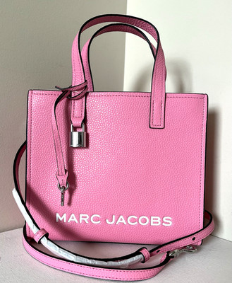 New Marc Jacobs Mini Grind Leather Tote Petal Pink | eBay