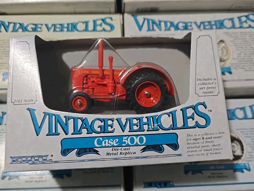 Ertl- Vintage Vehicles Tractor Lot of 11 Ford,Farmall,Case,Fordson,Massey Harris - Picture 7 of 14