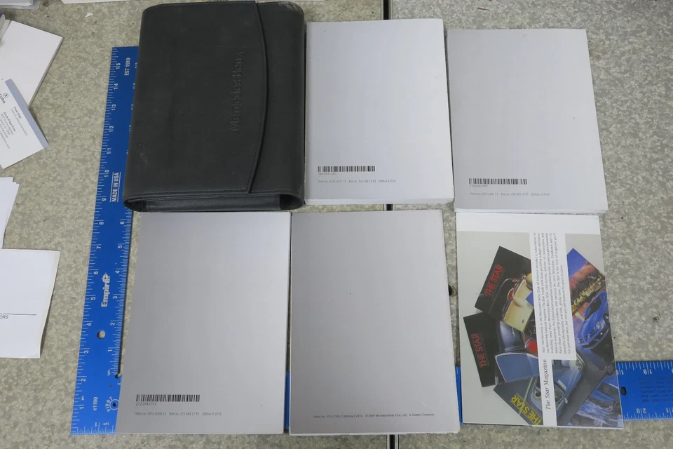 Mercedes Benz ML350 ML50 MLL Manual del propietario 2010 Navegación Libro Set 10 OM903 Foto 2 de 2