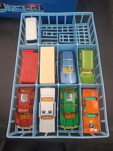 Vintage 1978 Matchbox Lesney Car Carry Case W/33 Superfast Matchbox. MG