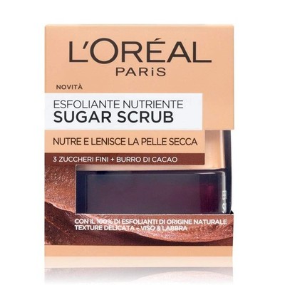 L'Oreal Paris Sugar Scrub Pflegendes Peeling Gesicht & Lippen 50 ml