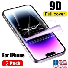 2PCS Hydrogel Screen Protector For iPhone 14/13/12/11/Plus/Mini/Pro/Pro New