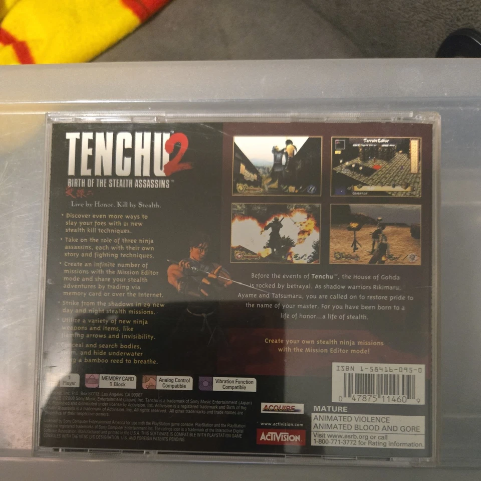 Tenchu 2 - Sony PlayStation 1 Foto 2 de 4