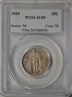 1924 Standing Liberty quarter, PCGS  AU  50