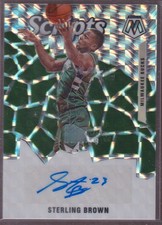 2019-20 Panini Mosaic #SC-SBR Sterling Brown Scripts