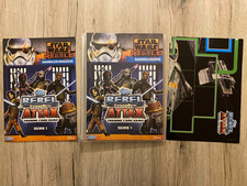 Topps Star Wars Karten Rebel Attax Mappe Vollständig/ Komplett + 12 LE Top