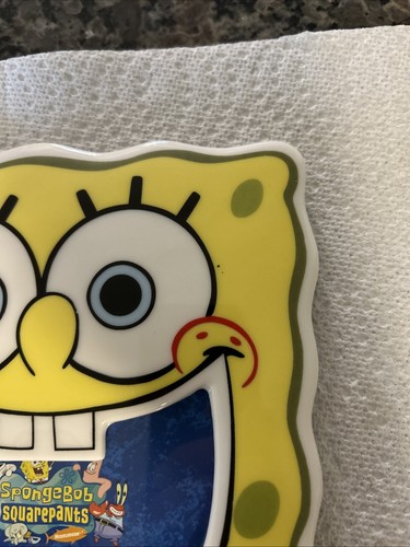 De colección 2003 Viacom Bob Esponja Pantalones Cuadrados Marco de Fotos Raro Nickelodeon Y2K Nuevo de Lote Antiguo - Imagen 5 de 12