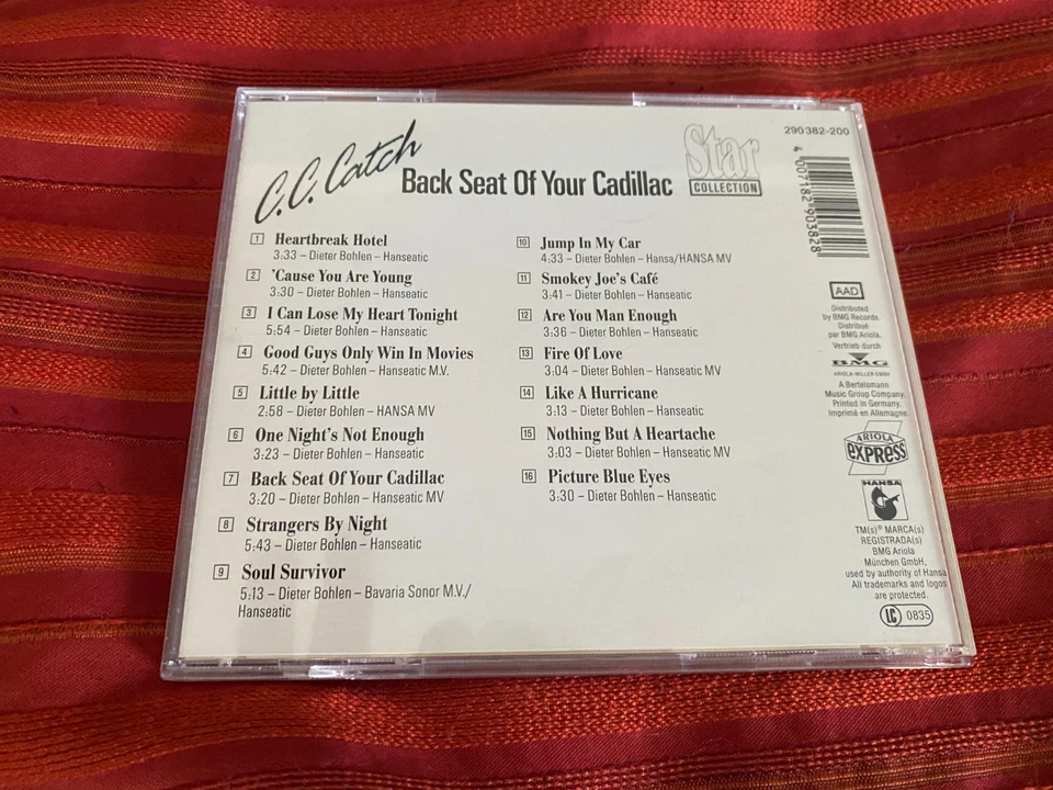 CD C.C. Catch - Star Collection - Back Seat of Your Cadillac -16 Songs - Bohlen! - Bild 2 von 4