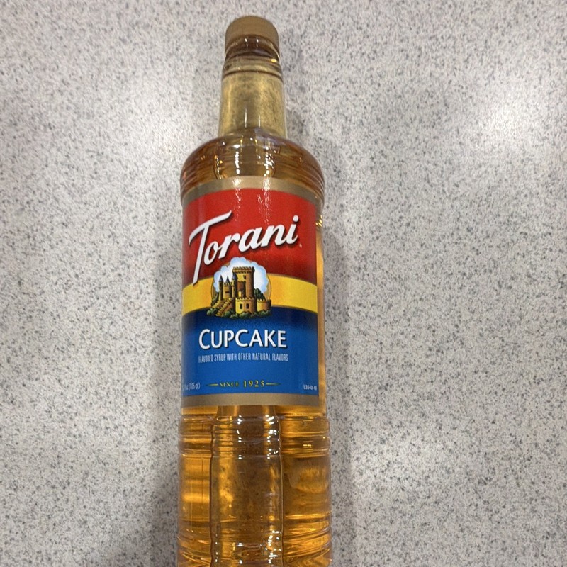 Torani Cupcake  Syrup 1 Liter Plastic Bottle