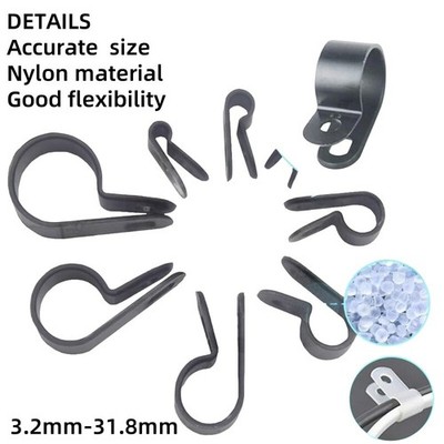 P-Clip für Kabel 3,2mm-31,8mm Nylon Kabelschelle Kabelfixierung Chassisklemmen