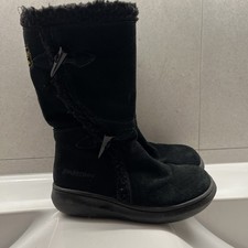 Rocket Dog Slope Mid-calf Boots Black UK 3 EU 36 Women's Zip Up Fur Lined VGC