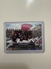 2024 Topps Now ALDS Champions #830 - Cleveland Guardians PR: 1173