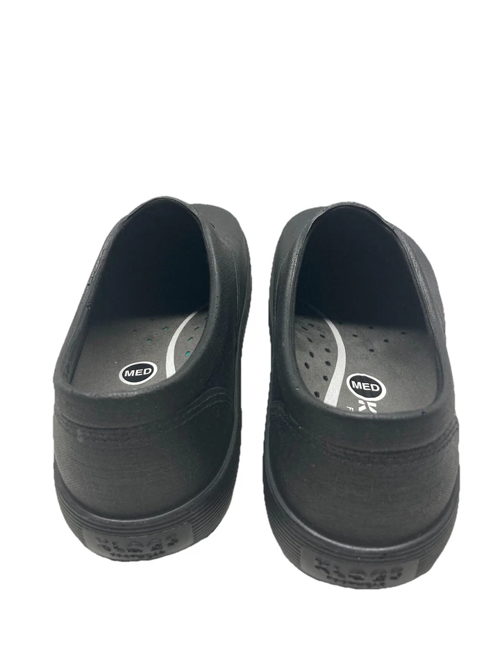 Klogs Calzado Para Hombres Sin Cordones TIBURÓN Resistente al Deslizamiento Hecho en EE. UU. Negro Talla 7,11,13 Foto 4 de 4