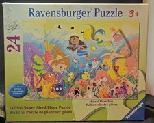 Splashing Mermaids - 24 Pieces Ravensburger Giant Floor Puzzle New 05559