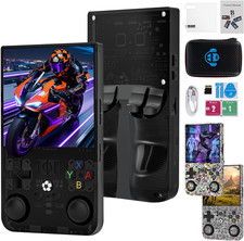 R36MAX Retro Handheld Game Console, 4.0 Inch IPS Screen, 64G TF Card, 4000Mah Ba