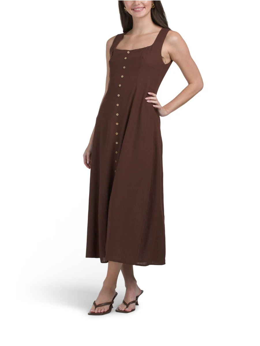 knee length dresses for ladies Ella Linen Dress – LittleWomenAtelier