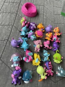Hatchimals Large Lot 26 Mini Toys Figures Mixed Seasons Silver Wings